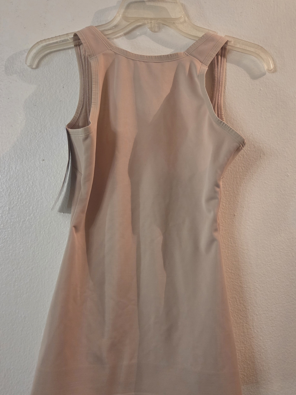 Naomi & Nicole Firm Control Shapewear Tank Top Beige XL 12-14 Seamless Stretch - Picture 4 of 4